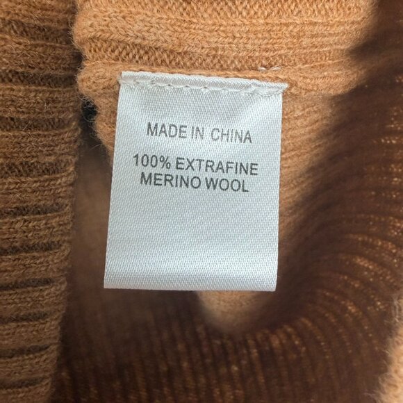 NWT Mollusk California Ribbed Knit Sweater Tee Women's Size XS Fawn Merino Wool - Picture 3 of 10